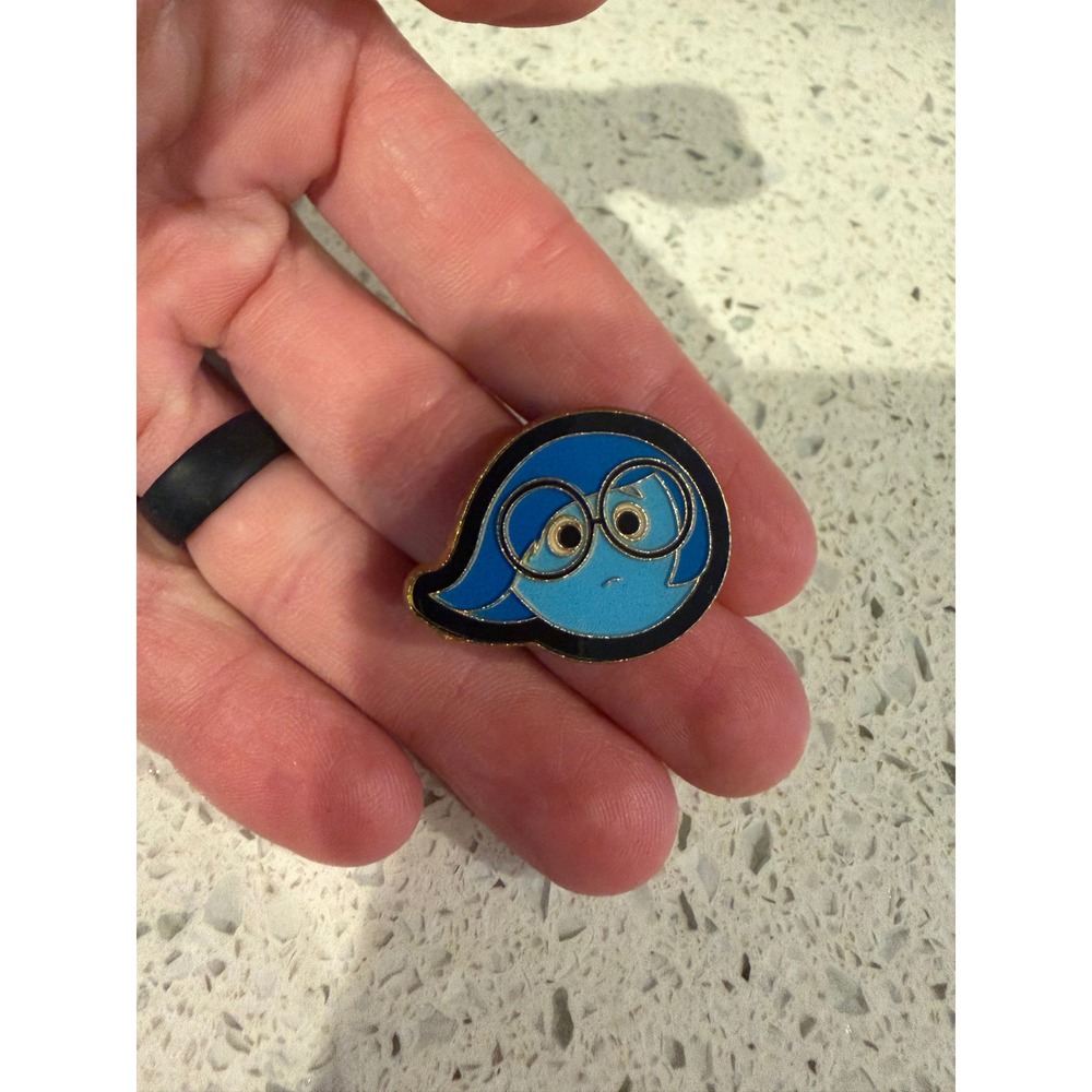 Disney Parks Inside Out Sadness Pin Disney Pixar Pin Trading Collectible